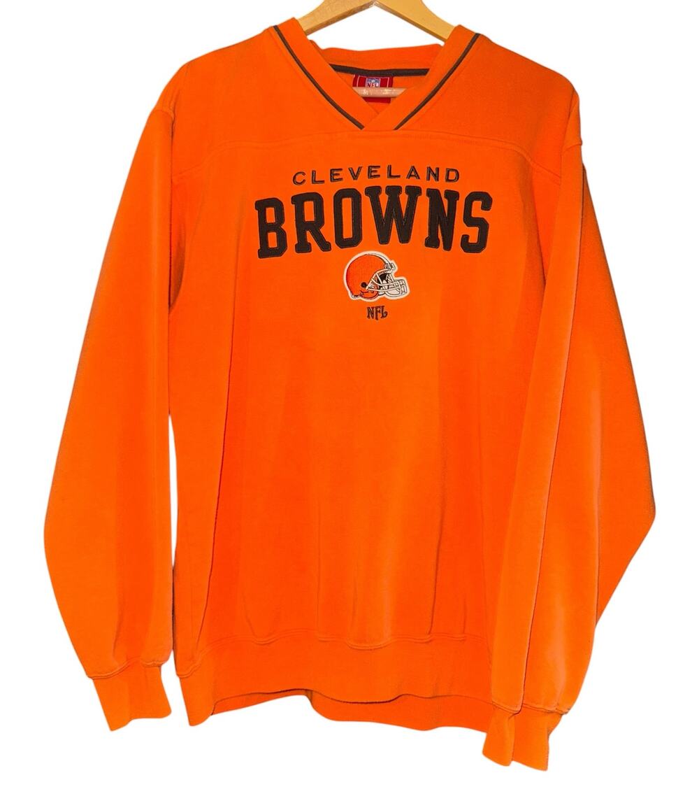 Vintage Cleveland Browns NFL Sweater Mens Medium Embroidered Football Streetwear